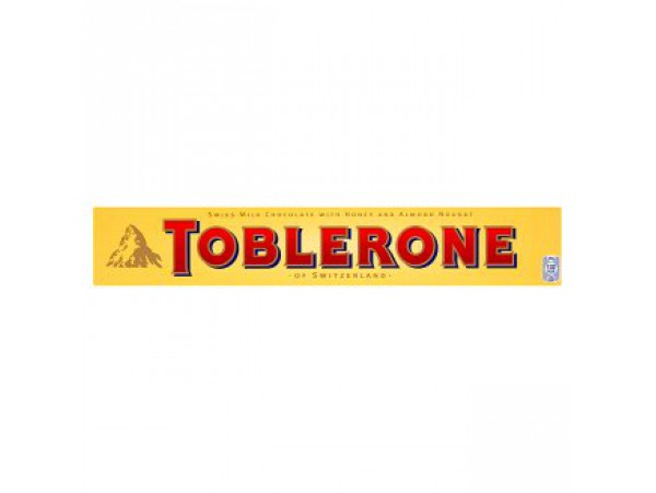 Toblerone швейцарский молочный шоколад с медом и миндалем 100 г